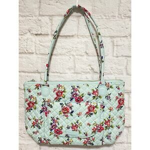 Vera Bradley Carson East West Tote Purse Bag "Water Bouquet" New